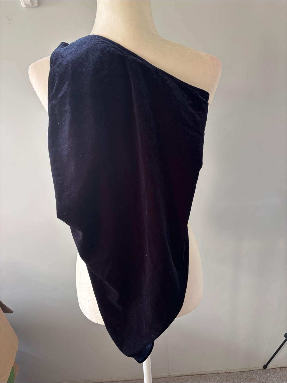 Fabletics Black One-Shoulder Bodysuit